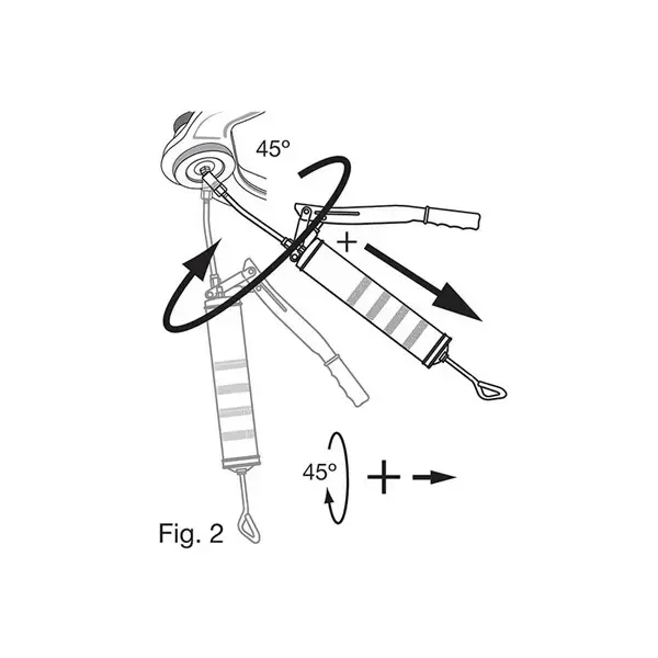 Laser 0241 Grease Gun 500cc