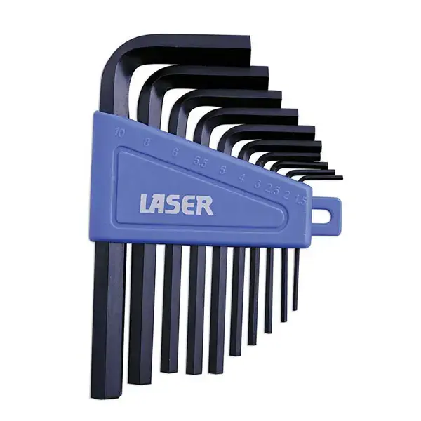 Laser 0952 Metric Hex Key Set 10pc