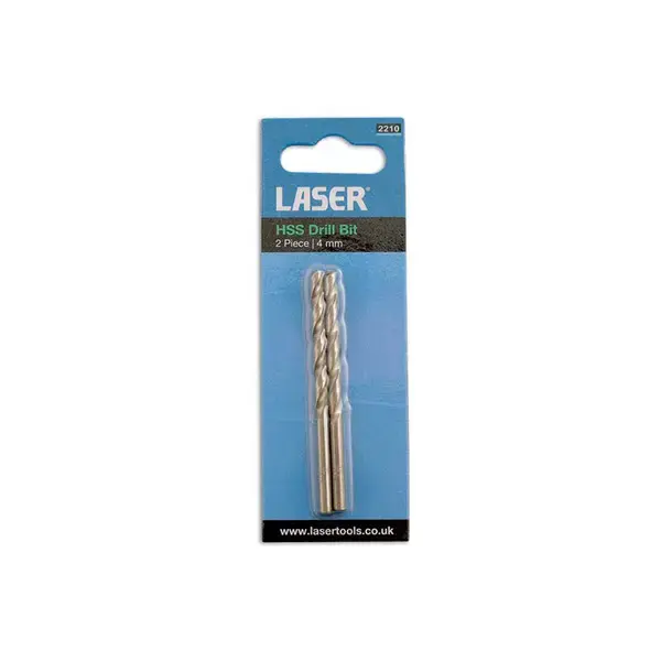 Laser HSS Drill Bit - 4.0mm 2pc