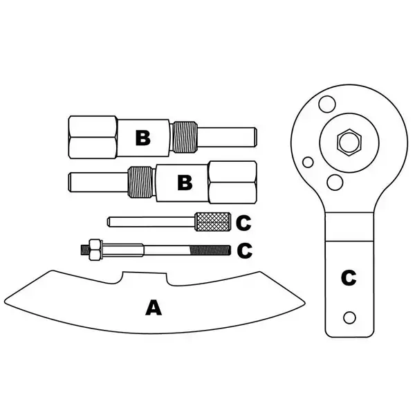 Laser 5179 Timing Tool Kit - Fiat/Alfa Romeo JTD