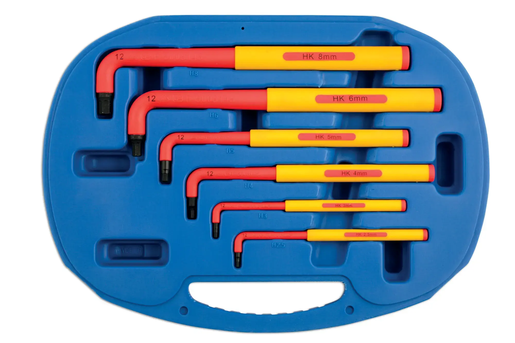 Laser 5515 Extra Long Insulated Hex Key Set 6pc