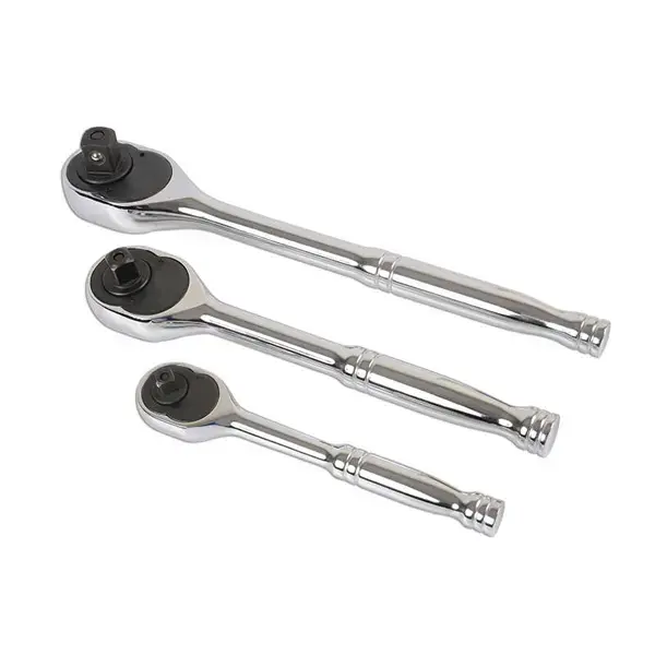 Laser 6421 Standard Ratchet Set 1/4"D, 3/8"D, 1/2"D 3pc