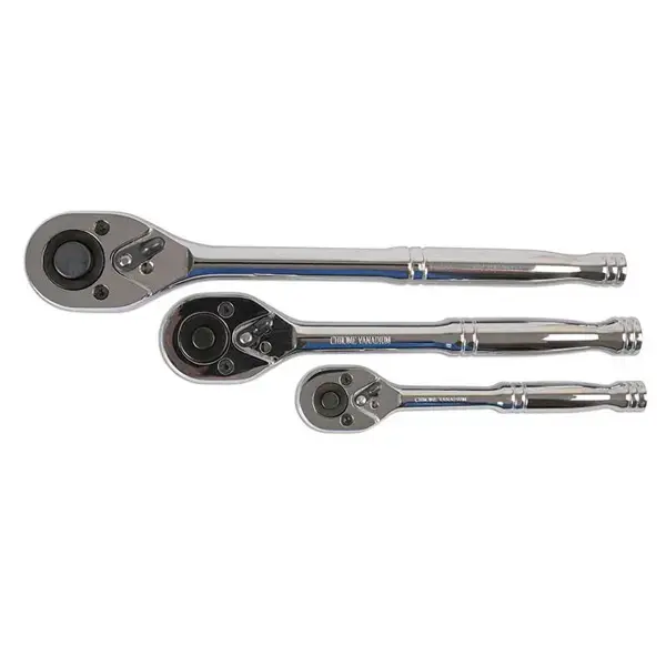 Laser 6421 Standard Ratchet Set 1/4"D, 3/8"D, 1/2"D 3pc