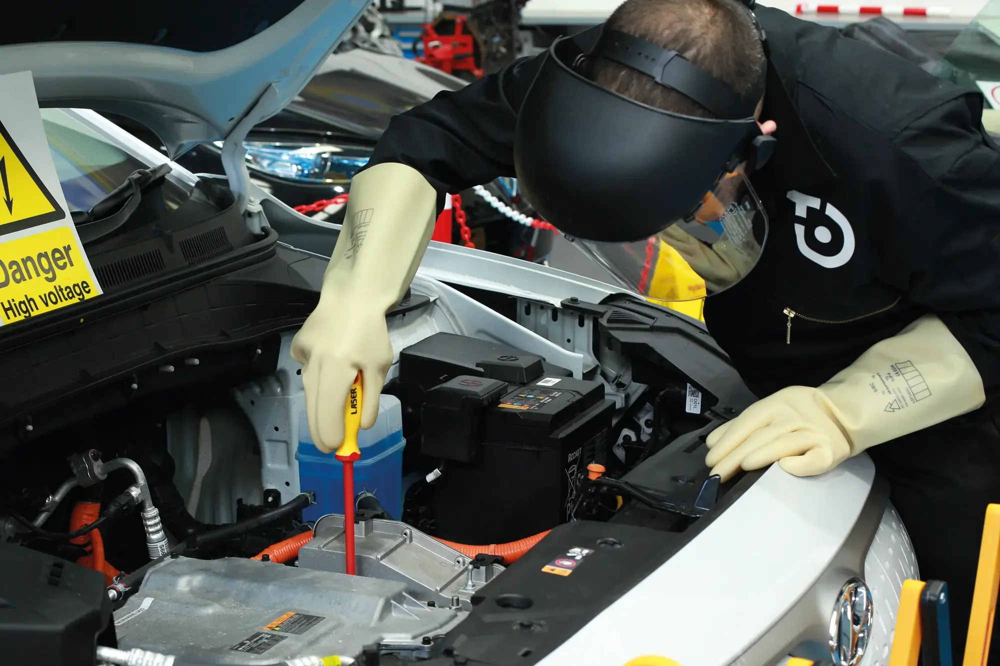 Laser 6636 Protective Arc Flash Face Shield - 1000V rated