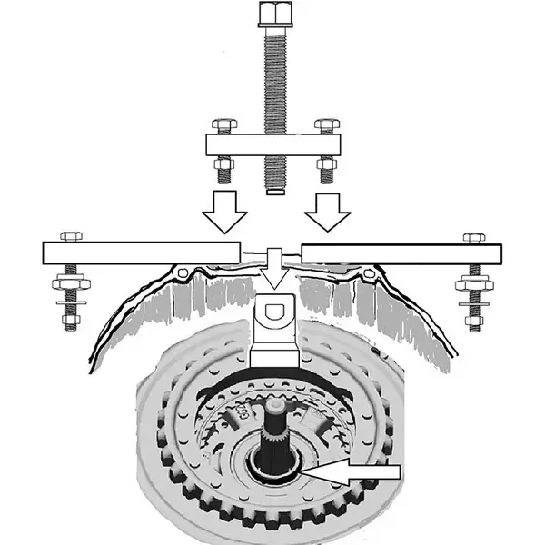 Laser 6718 DSG Clutch Removal Kit - for VAG