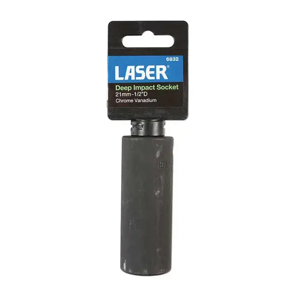 Laser 6832 Deep Impact Socket 1/2"D 21mm