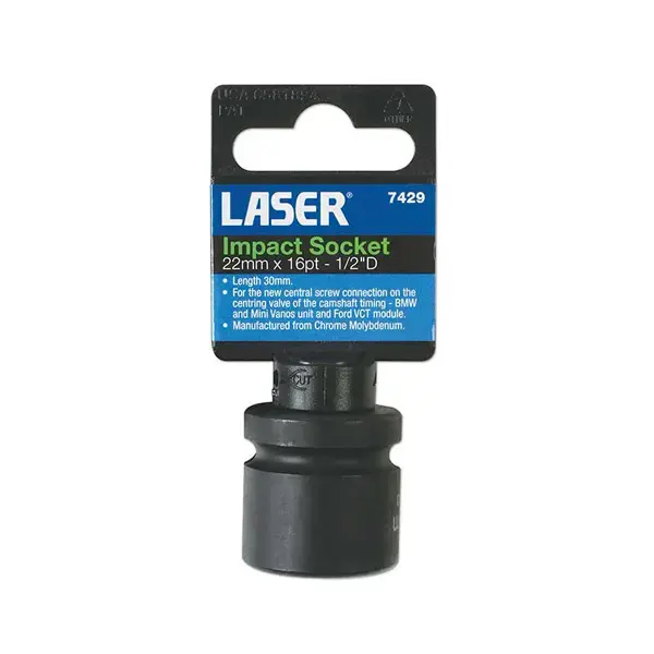 Laser 7429 Variable Camshaft Timing Adjuster Socket 1/2"D