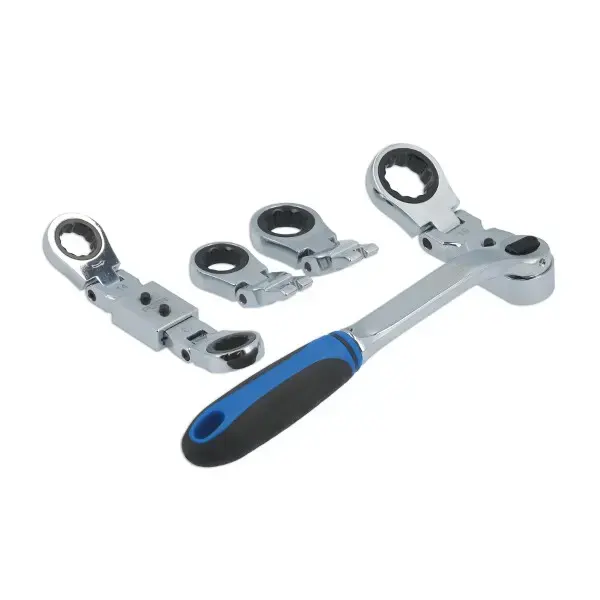 Laser 7863 Multi Head Ratchet Ring Spanner Set