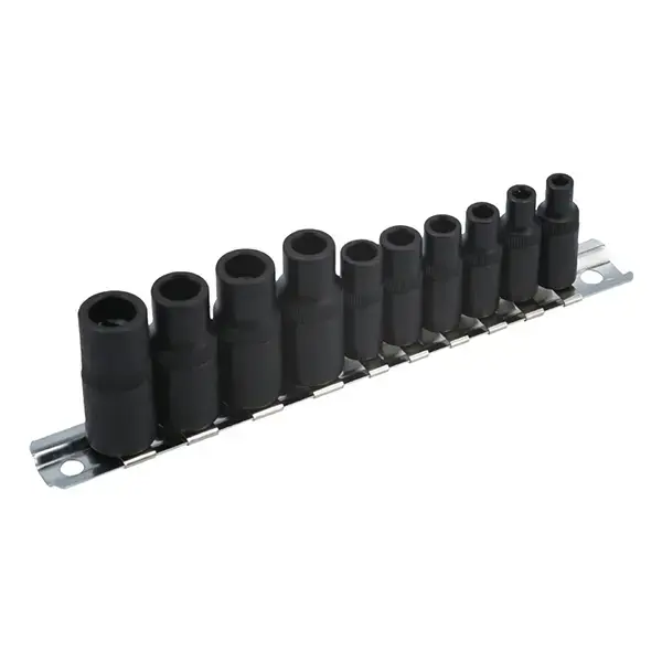 Laser 7901 Tap Socket Set 3/8"D, 1/4"D 10pc