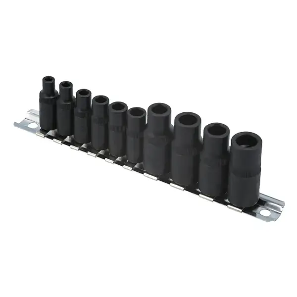 Laser 7901 Tap Socket Set 3/8"D, 1/4"D 10pc