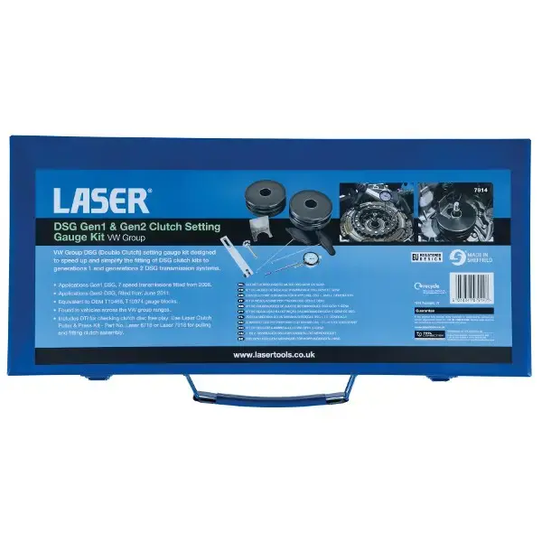 Laser 7914 DSG GEN1 & GEN2 Clutch Setting Gauge Kit