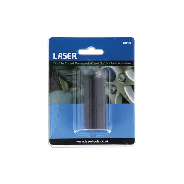 Laser 8014 Double Ended Damaged Wheel Nut Socket 18.5-19.5mm