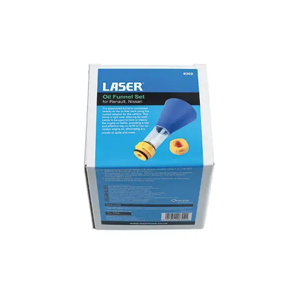 Laser 8302 Oil Funnel Set - for Renault, Nissan