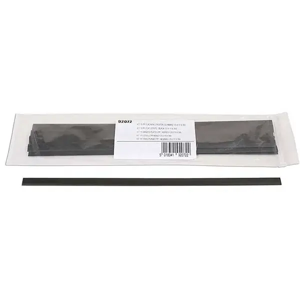 Power-Tec 92072 PP Flat Black Strips 11mm 15pc