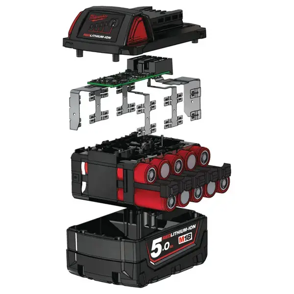 Milwaukee M18 5.0Ah REDLITHIUM-ION Battery M18B5