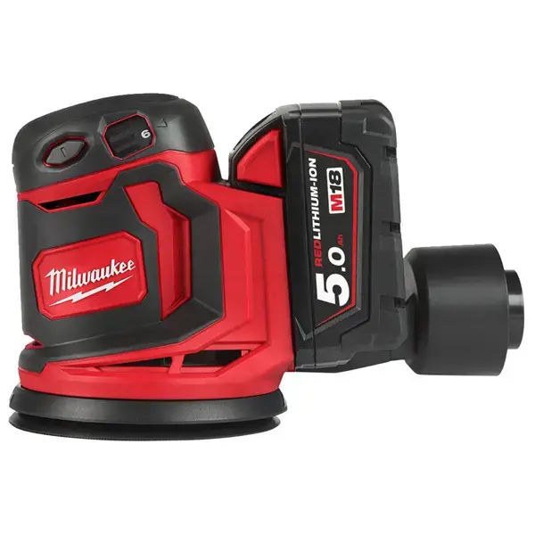 Milwaukee M18 5amp Brushed Random Orbital Sander (Kit)