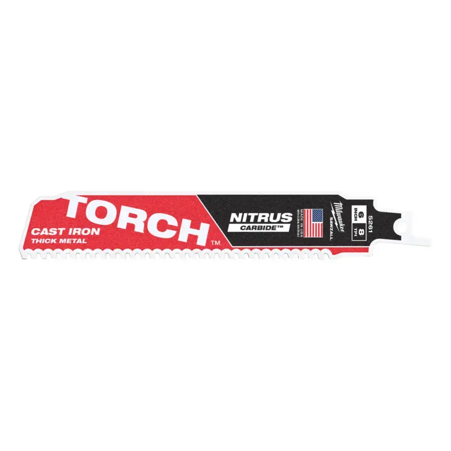 Milwaukee Sawzall Blade TCT TORCH NITRUS 150mm x 8T