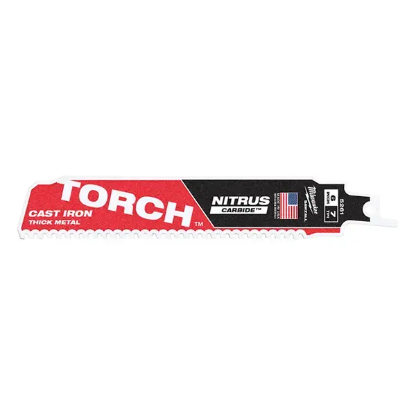 Milwaukee Sawzall Blade Torch Nitrus Carbide Teeth - 150mm - 1pc