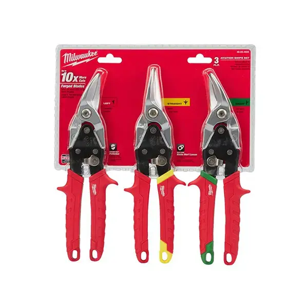 MILWAUKEE 3pcs Set Metal Snips