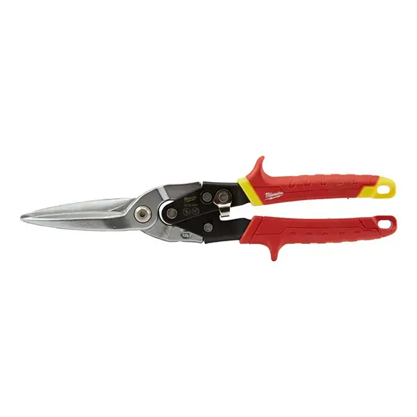 Milwaukee Metal snips straight extra long