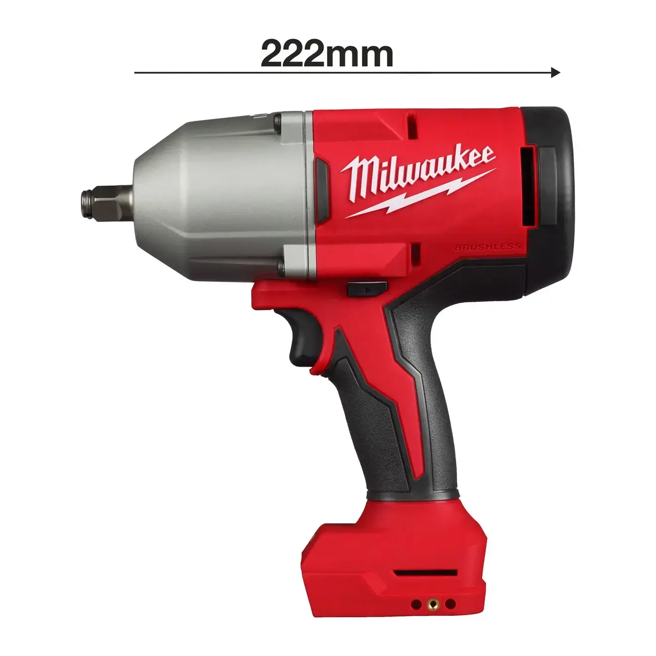 Milwaukee M18 Brushless 1/2in High Torque Impact Wrench (Naked) M18BLHIWF12-0X