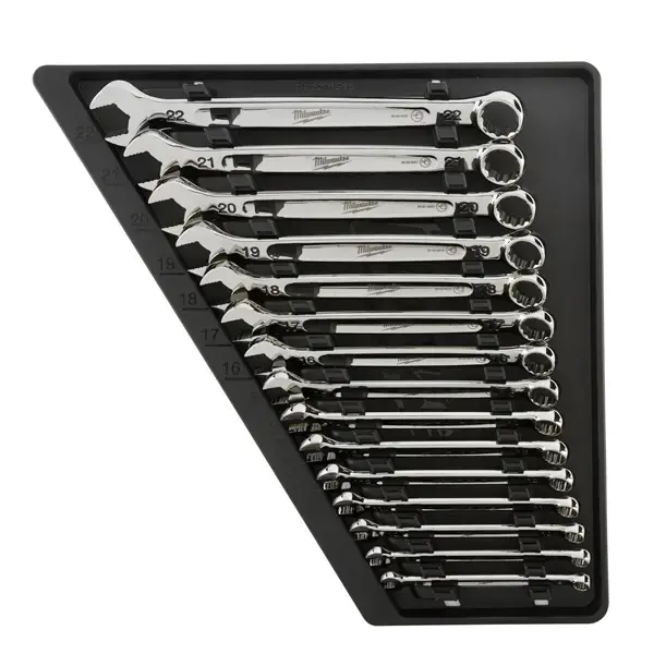 Milwaukee MAX BITE metric combination spanner set (15pc)