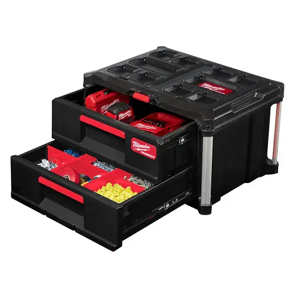 Milwaukee PACKOUT™ 2 Drawer Tool Box - 1pc