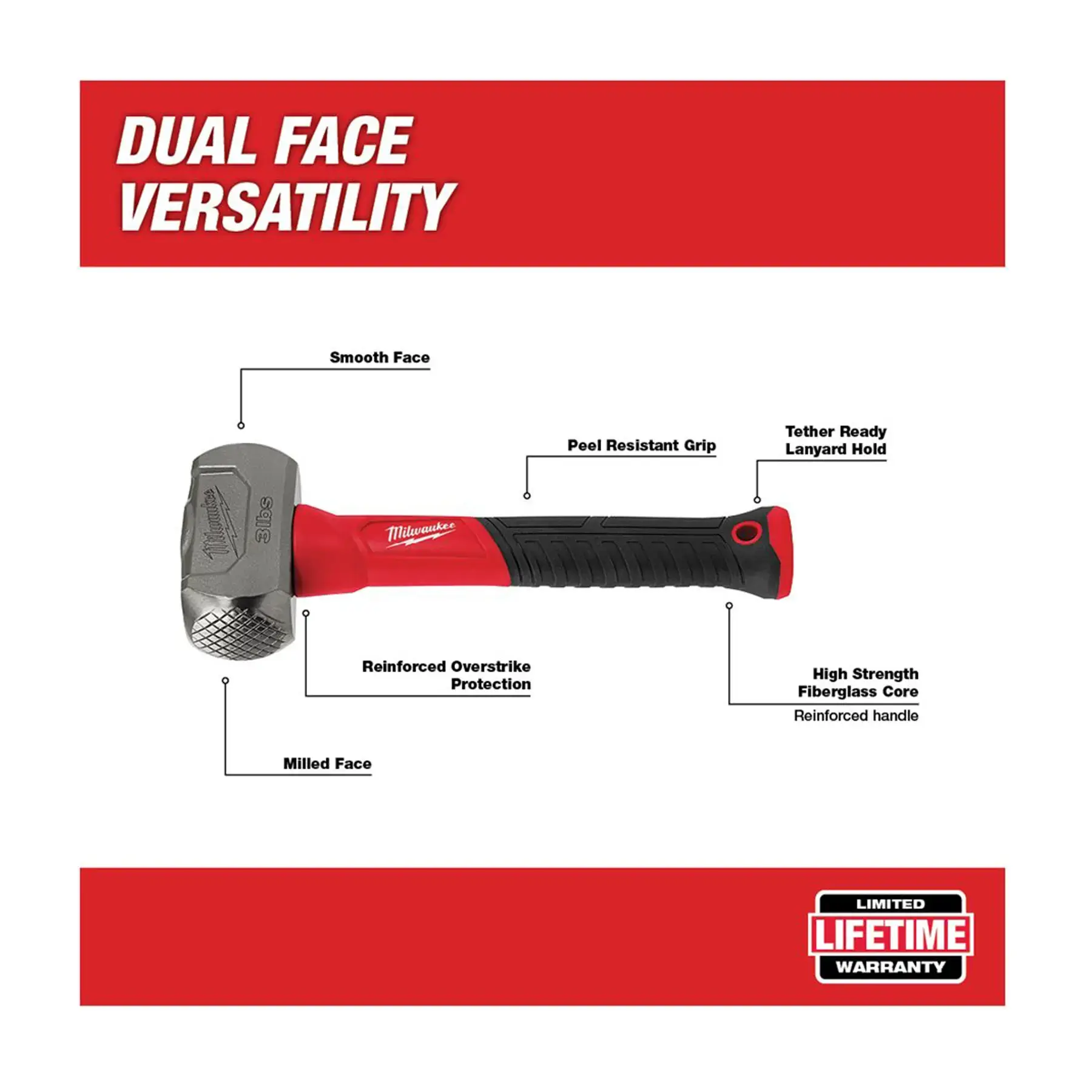 Milwaukee 1.36kg Club Hammer