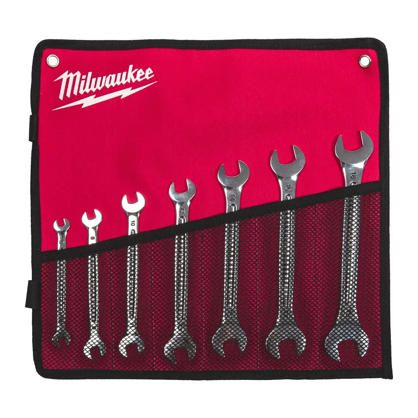 Milwaukee Double Open End Spanner Set - 7pc