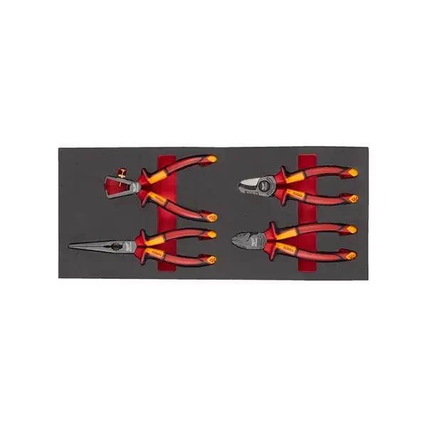 Milwaukee VDE Pliers Set Foam Insert 4pcs
