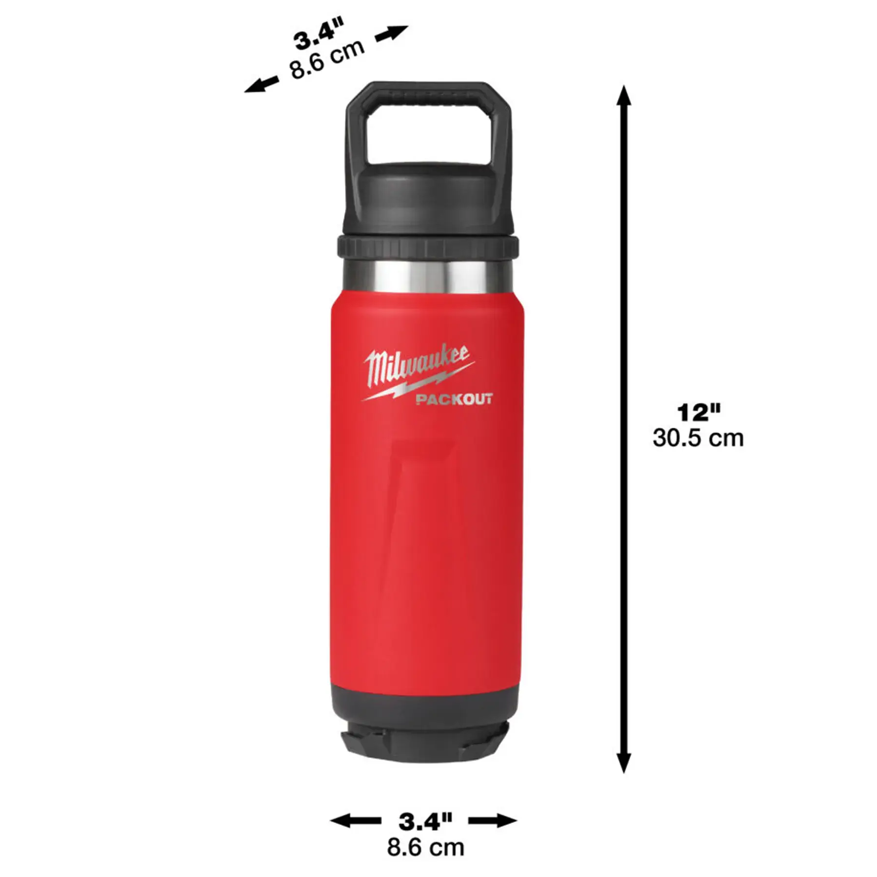 Milwaukee PACKOUT Bottle 710ml Red