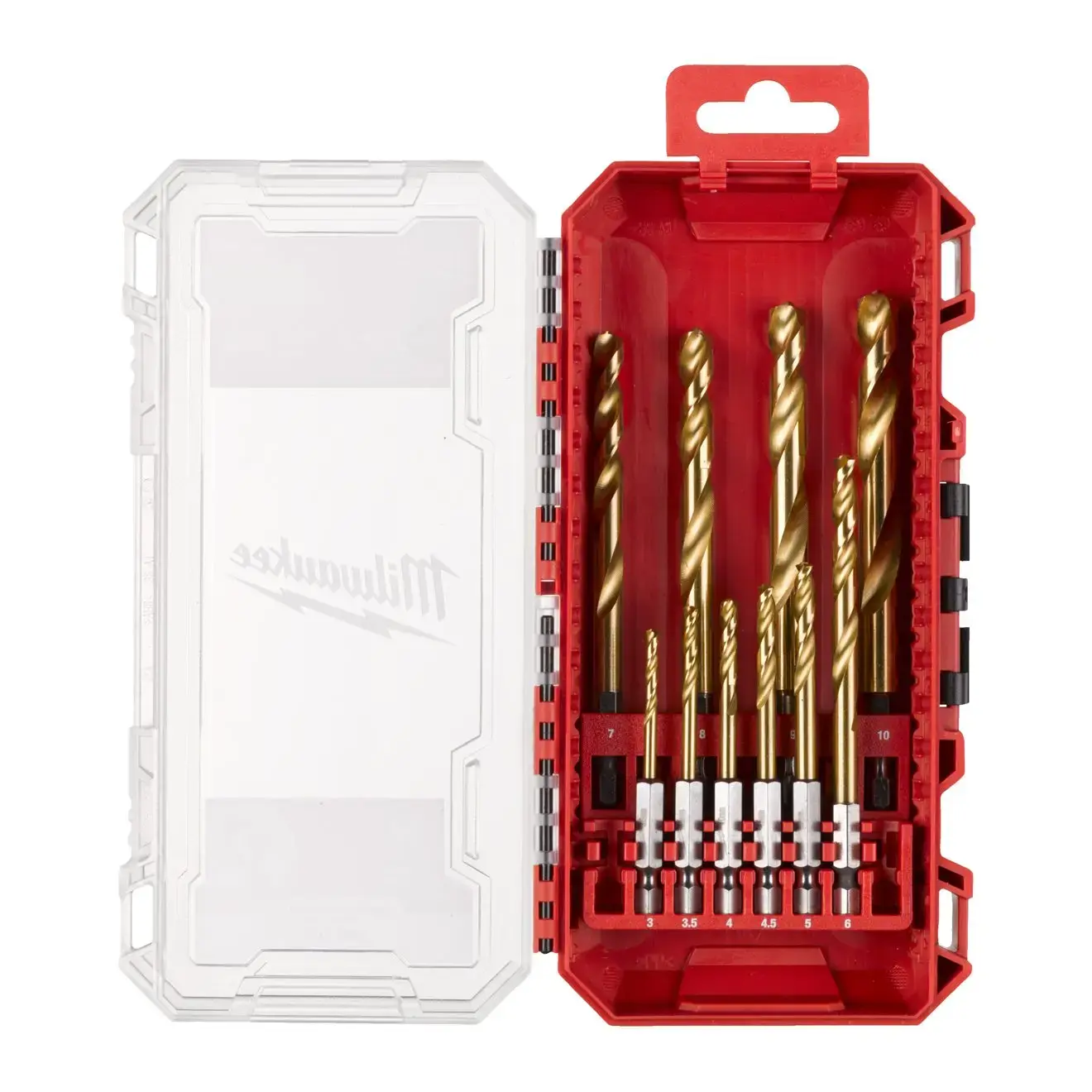 Milwaukee Shockwave HSS-G Tin Red Hex Set (10pc)