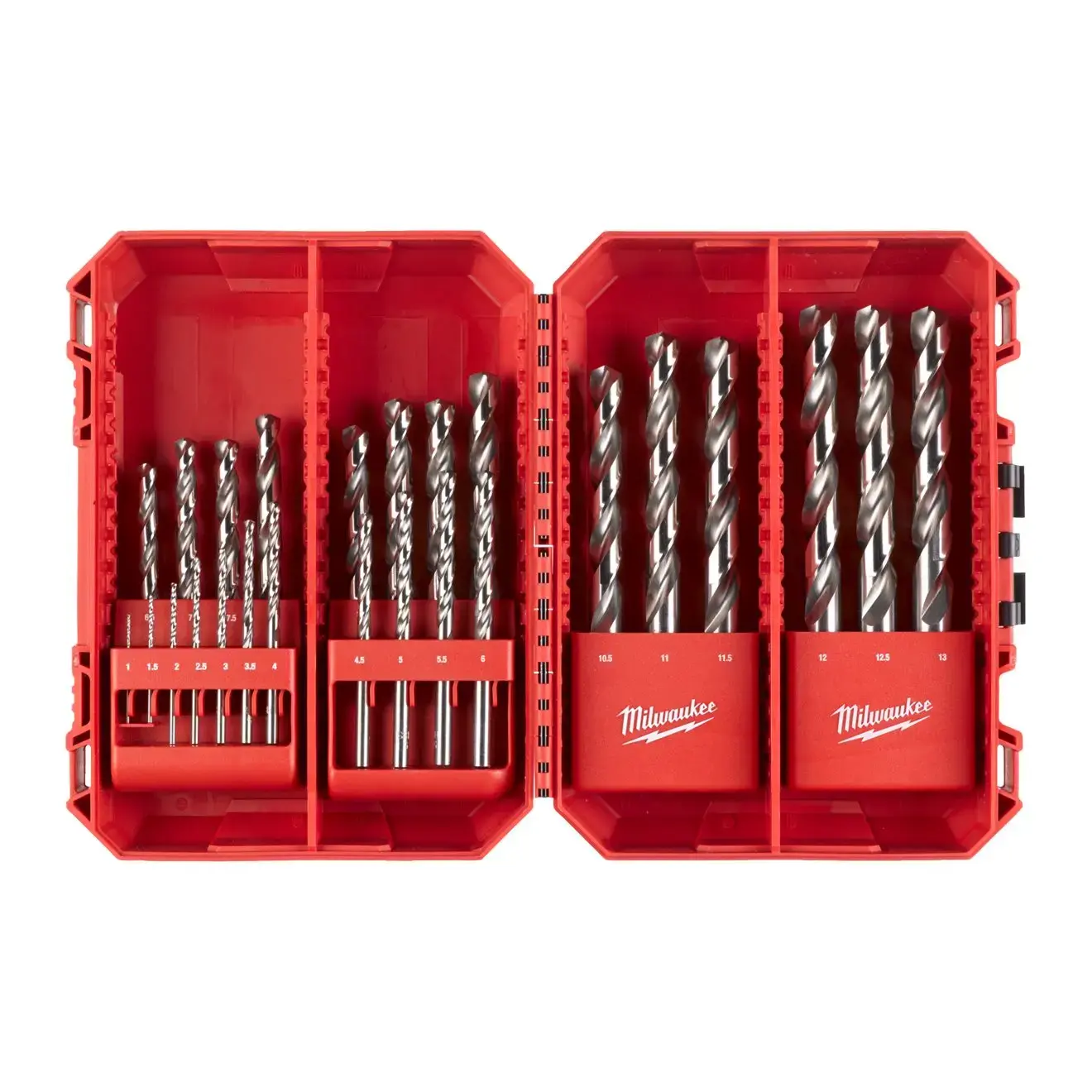 Milwaukee Thunderweb HSS-Ground Metal Drill Bit Set 25pc