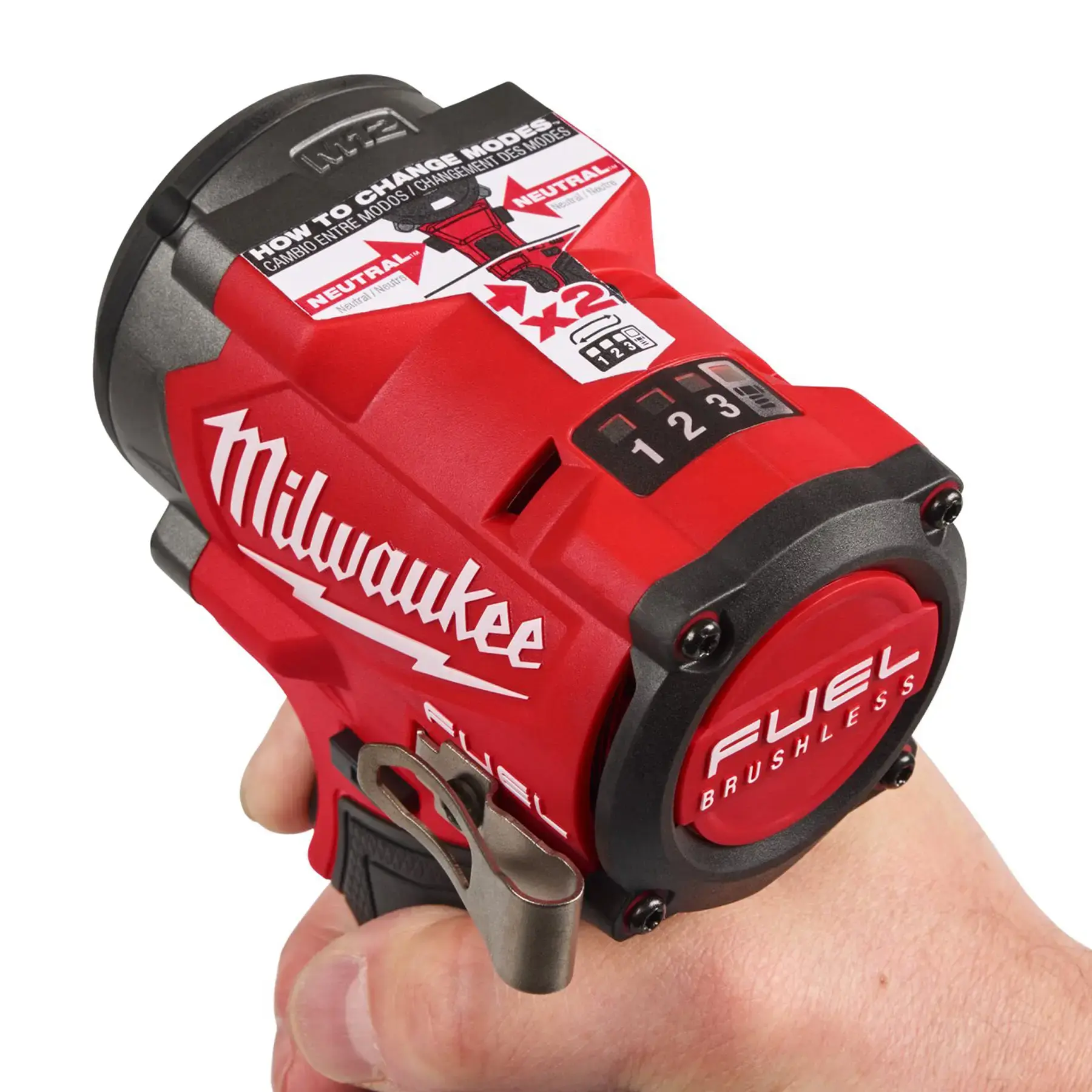 Milwaukee M12 FUEL GEN3 3/8" Compact Impact Wrench with Friction Ring - Naked (M12FCIWF38G3-0)