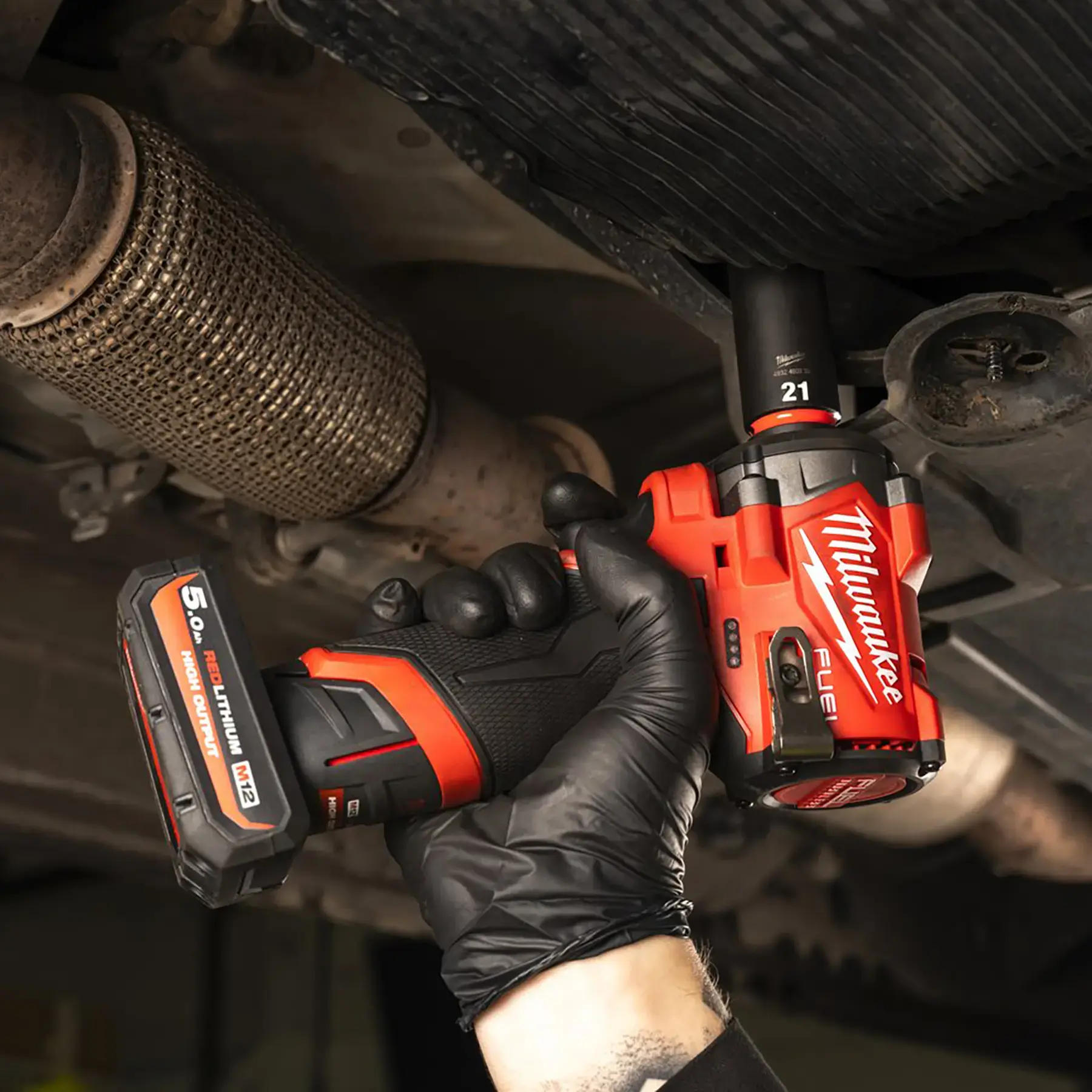 Milwaukee M12 FUEL GEN3 3/8" Compact Impact Wrench with Friction Ring - Naked (M12FCIWF38G3-0)