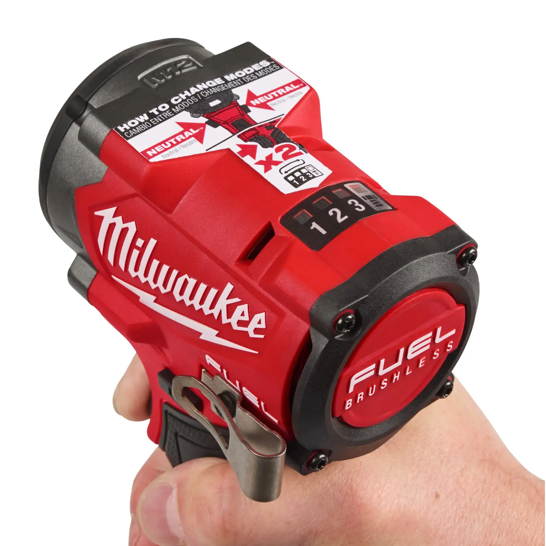 Milwaukee M12 FUEL GEN3 3/8" Compact Impact Wrench 2x 5ah Battery Kit (M12FCIWF38G3-502X)