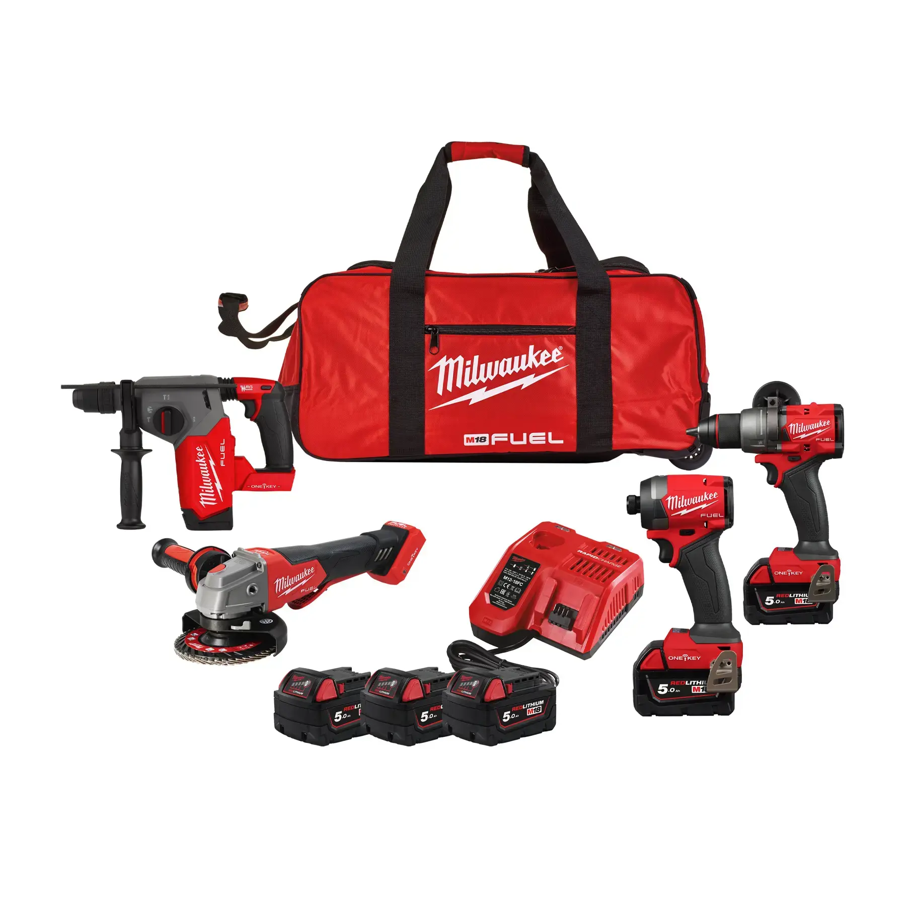 Milwaukee M18ONEPP4A3-503B FUEL ONE-KEY 4pc Power Pack