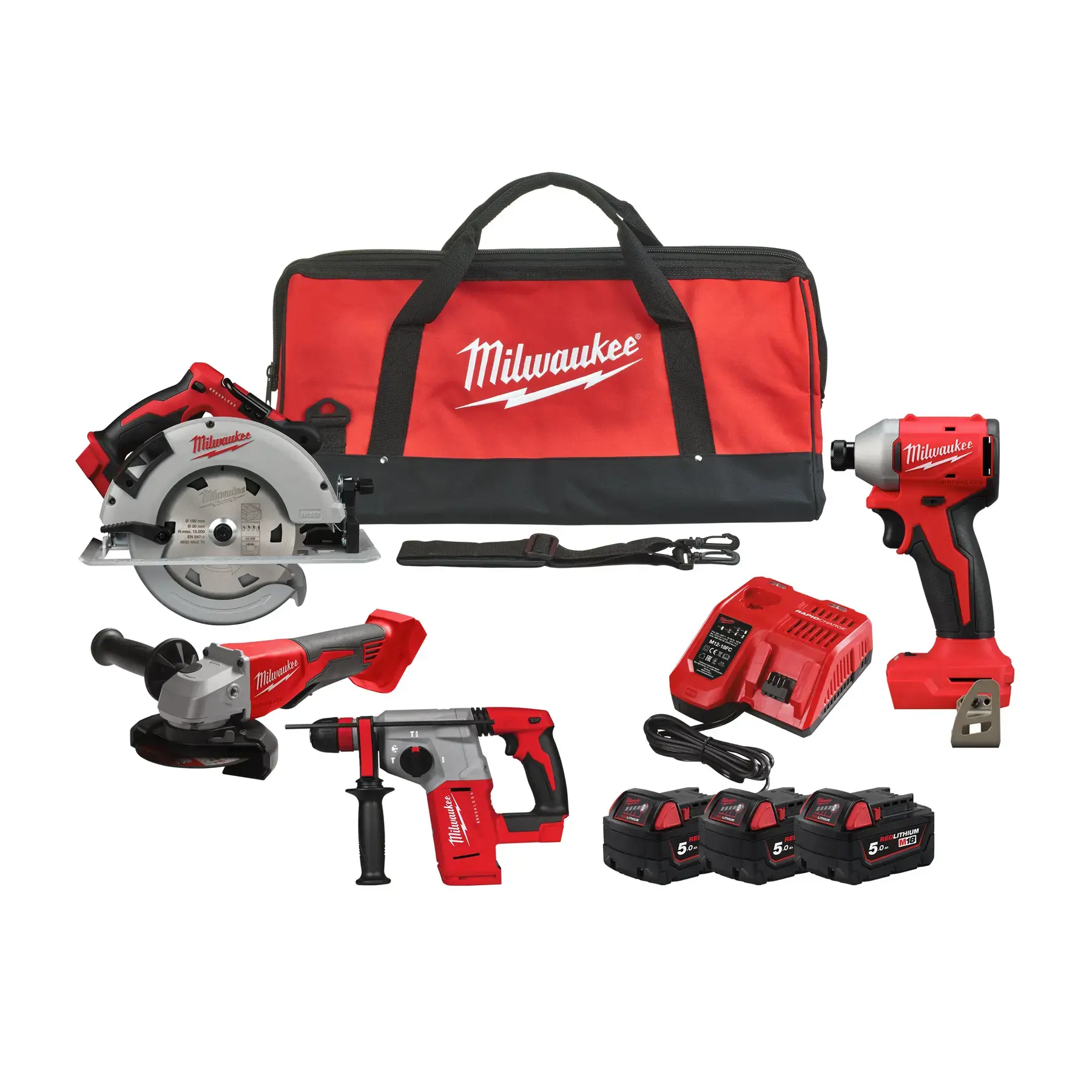Milwaukee M18 BLPP4A2-503B 4pc Brushless Power Pack