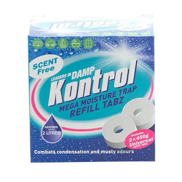 Moisture Trap Refill Tabs Scent Free (2 Litre Capacity) Pack of 2