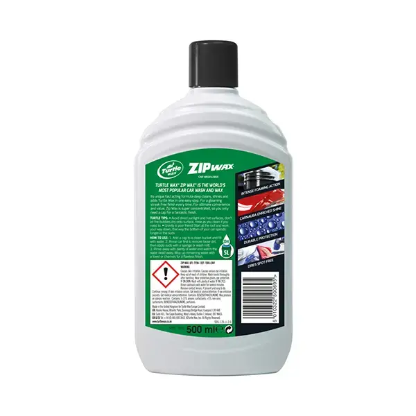 Turtlewax Zip Wax Car Wash & Wax 500ml
