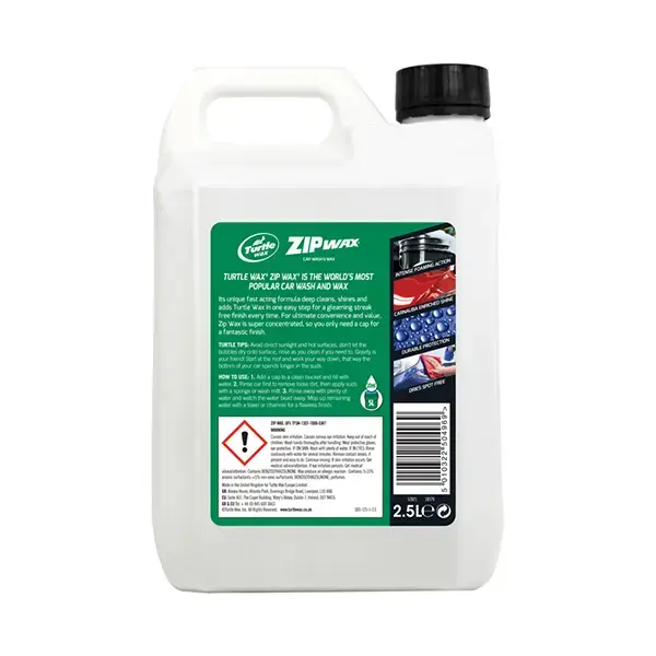 Turtlewax Zip Wax Car Wash & Wax 2.5Ltr