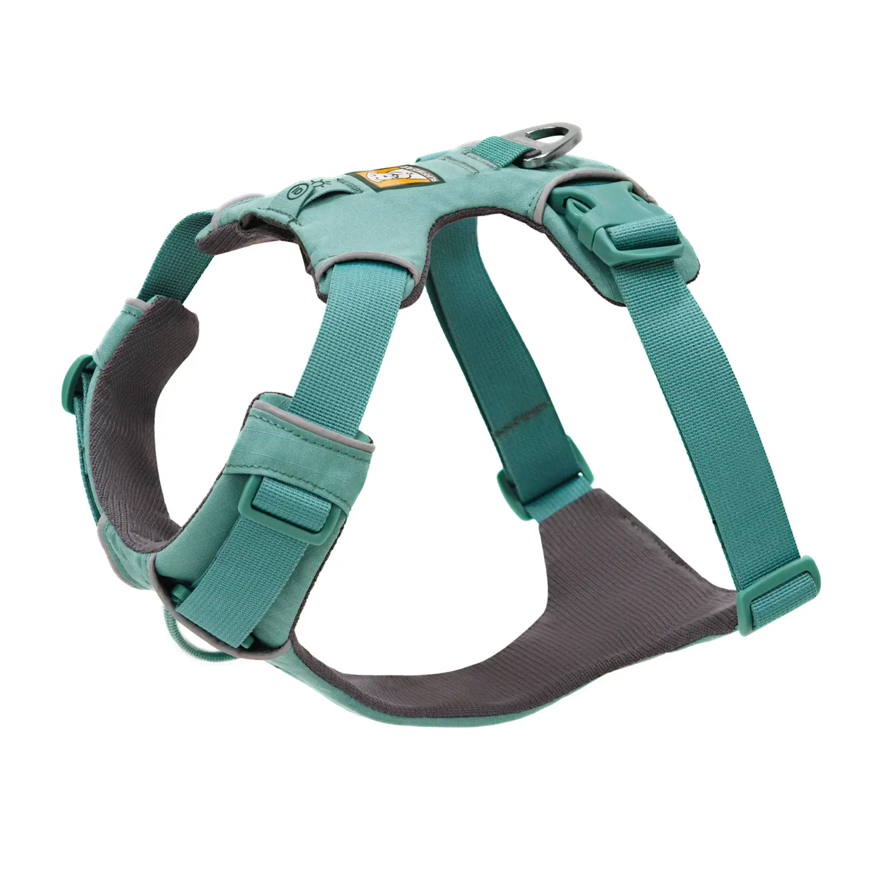 Ruffwear Front Range Dog Harness in River Rock Green (Medium)