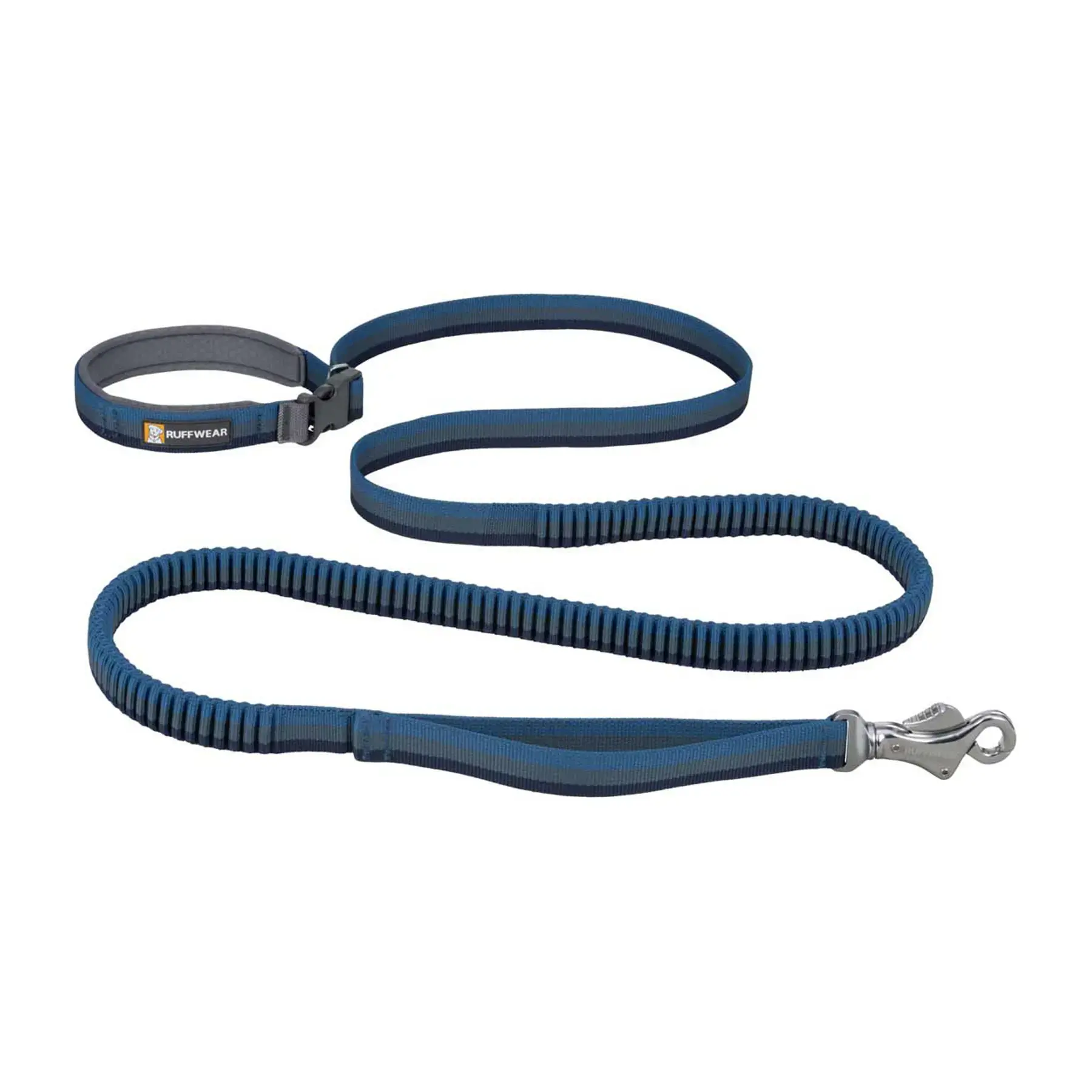 Ruffwear Roamer Bungee Dog Running Lead in Orion Blue (2.2 to 3.4m)