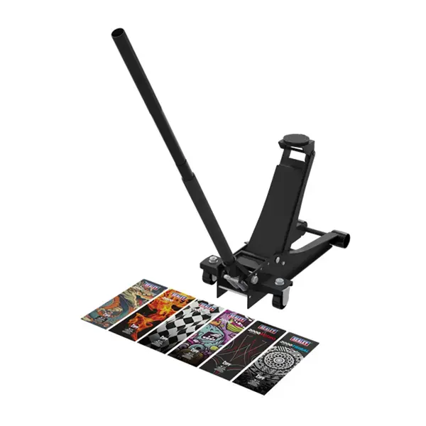 Sealey Low Profile Short Chassis Trolley Jack 2 Tonne - Orange