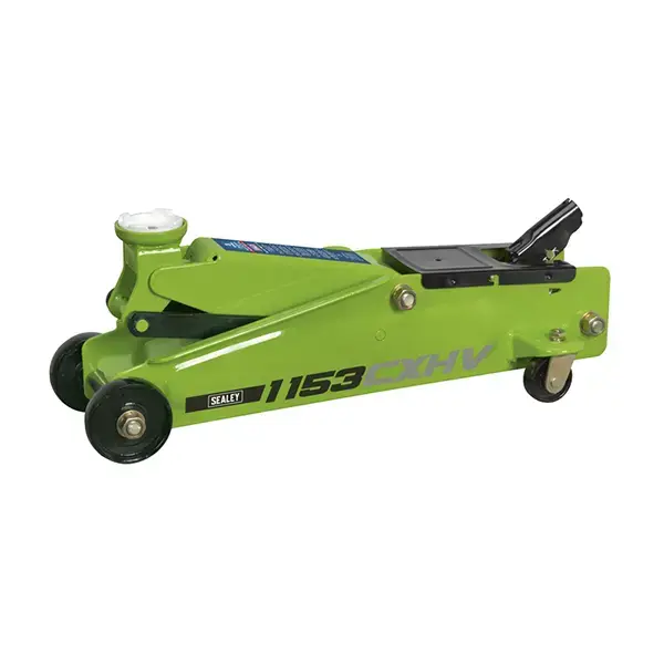 Sealey Heavy-Duty Long Reach Trolley Jack 3 Tonne - Green