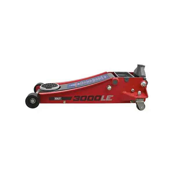 Sealey Low Profile Trolley Jack with Rocket Lift 3 Tonne - Red