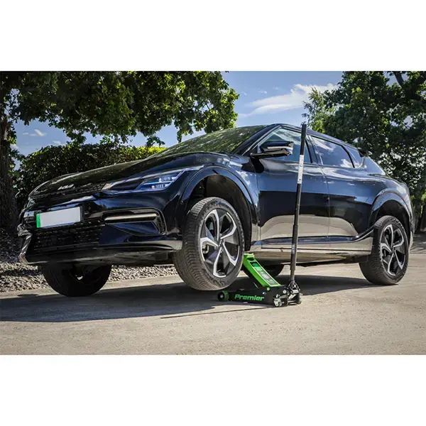 Sealey Premier Low Profile Trolley Jack with Rocket Lift 4 Tonne - Green