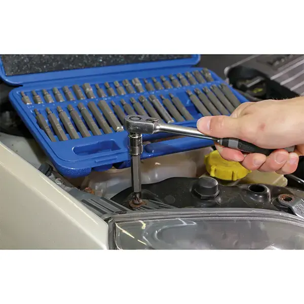 Sealey Premier TRX-Star*/Hex/Spline Bit Set 3/8" & 1/2"Sq Drive 42pc