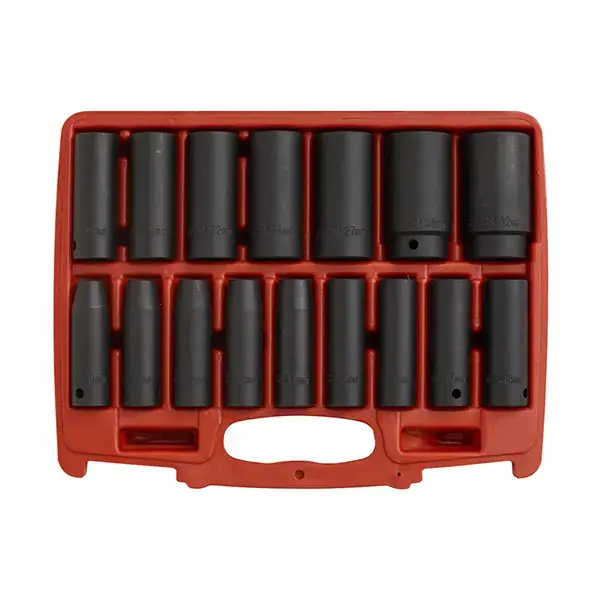 Sealey Premier Deep Impact Socket Set 1/2"Sq Drive 16pc