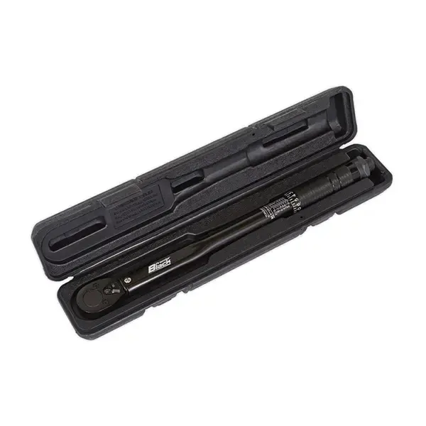 Sealey Premier Black Calibrated Micrometer Torque Wrench 3/8"Sq Drive